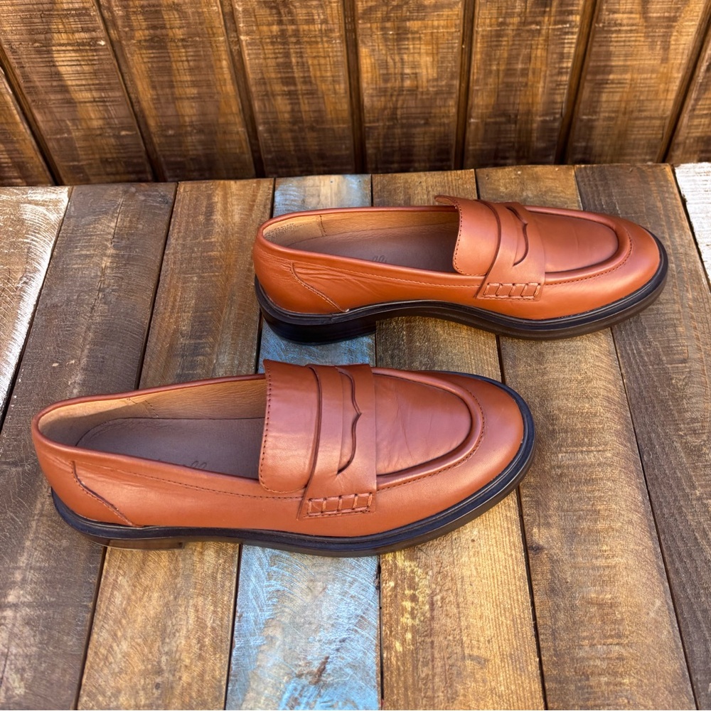 Madewell Tan Leather Loafers - Picture 11 of 15